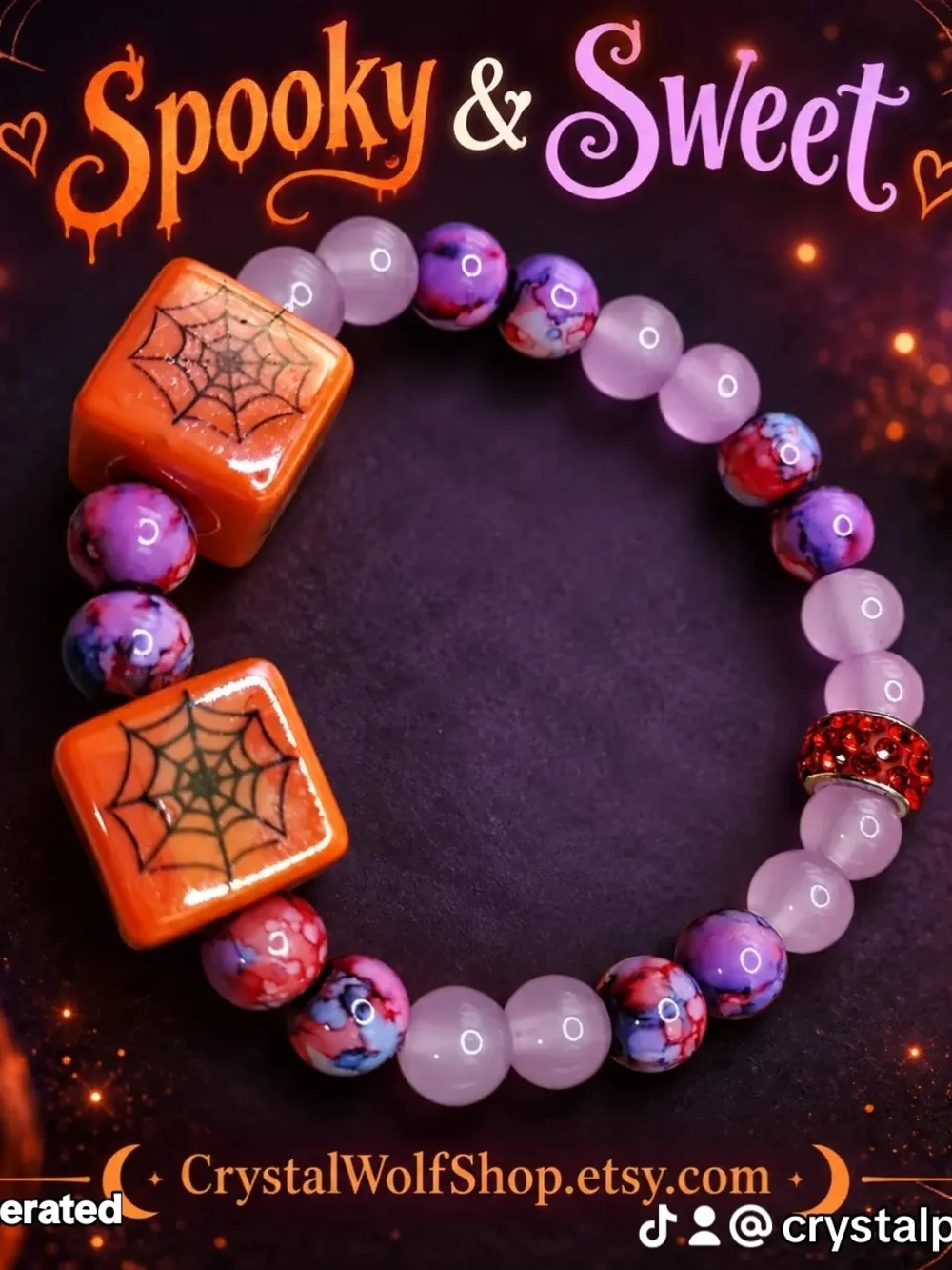 Crystal Wolf Shop off marbled trick